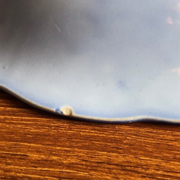 ANTIQUE BOWL GLADYS PATTERN NWP ENGLAND FLOW BLUE BOWL - Picture 9 of 9